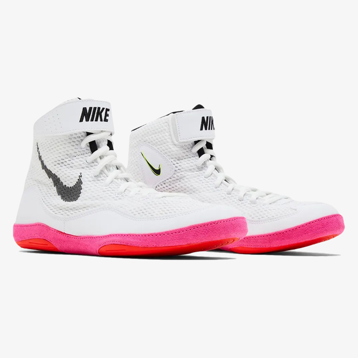 Борцовки Nike Inflict SE белый/черный/малиновый - фото 1