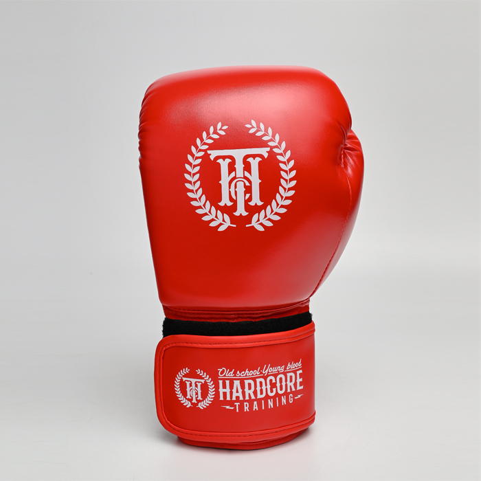 Боксерские перчатки Hardcore Training Base PU Red - фото 3