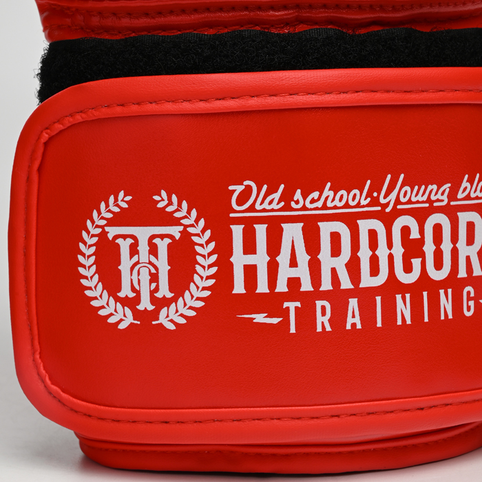 Боксерские перчатки Hardcore Training Base PU Red - фото 5