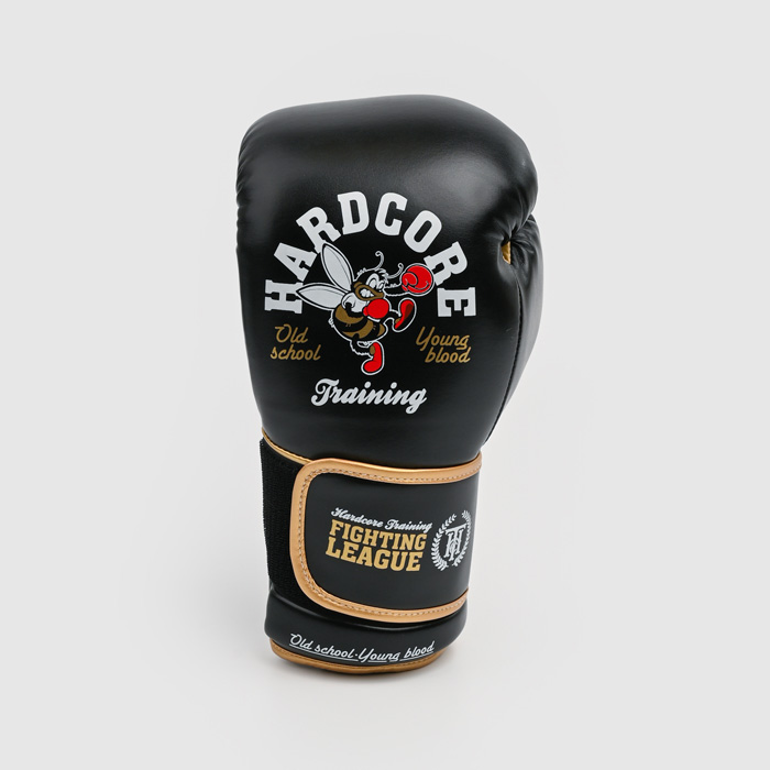 Боксерские перчатки Hardcore Training Fighting League Black PU - фото 5