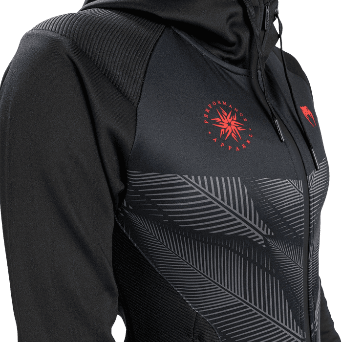 Женская толстовка Venum Phantom Black/Red - фото 6