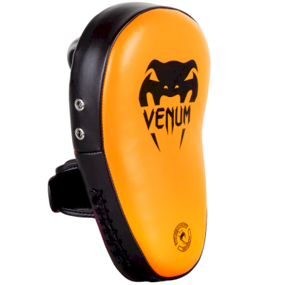 Тренерские пэды Venum Elite Small Kick Pads Orange - фото 1