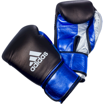 Боксерские перчатки Adidas Black/Blue/Silver