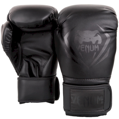 Боксерские перчатки Venum Contender Black/Black