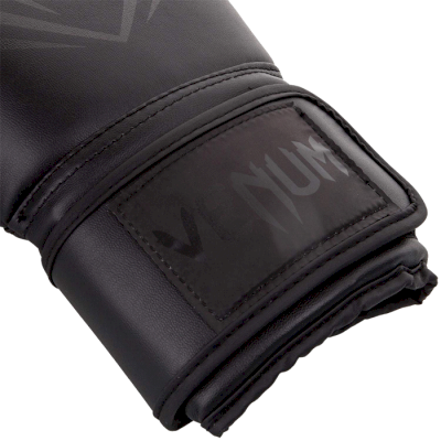 Боксерские перчатки Venum Contender Black/Black - фото 3