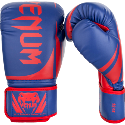 Боксерские перчатки Venum Challenger 2.0 Blue/Red - фото 1