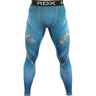 Компрессионные штаны RDX Blue - фото 1