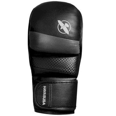 Гибридные перчатки Hayabusa T3 7oz Black/Grey - фото 1