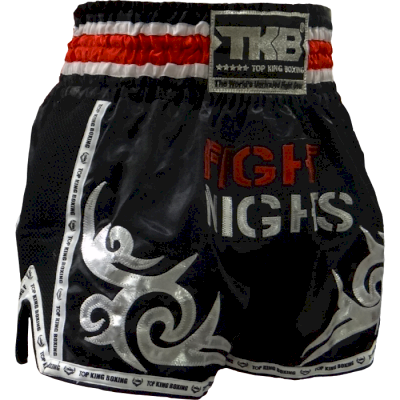 Тайские шорты Top King Boxing x Fight Nights Black - фото 1
