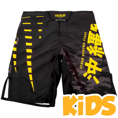 Детские ММА шорты Venum Okinawa 2.0 Black/Yellow