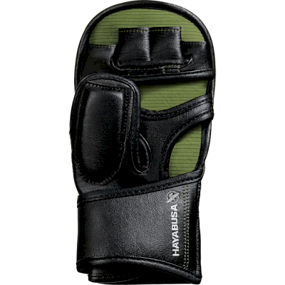 Гибридные перчатки Hayabusa T3 7oz Black/Green - фото 1