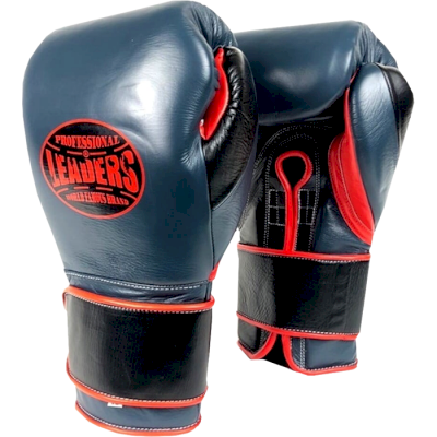 Боксерские перчатки Leaders Super Series Custom GR/BK/RD