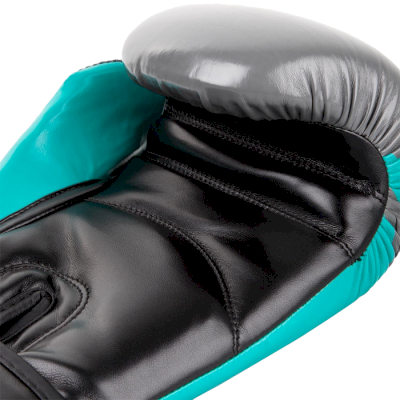Боксерские перчатки Venum Contender 2.0 Grey/Turquoise-Black - фото 3