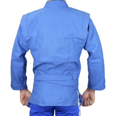 Куртка для самбо Крепыш Атака синяя - фото 1