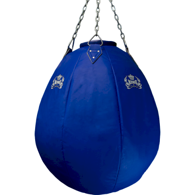 Синий шарообразный боксерский мешок Top King Boxing