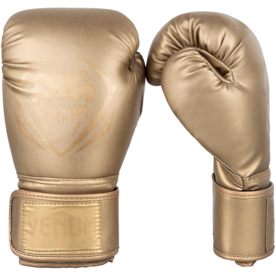 Боксерские перчатки Venum Contender Gold/Gold - фото 1