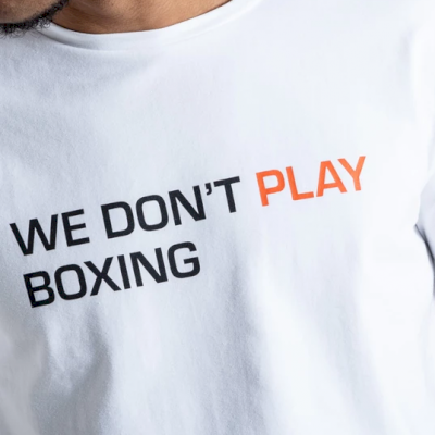 Футболка BoxRaw We Don`t Play Boxing White - фото 2