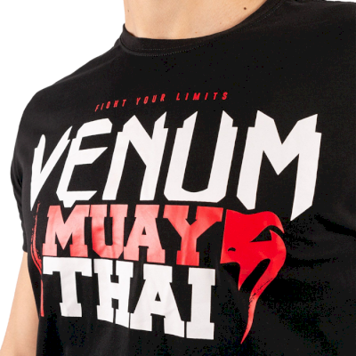 Футболка Venum Muay Thai Classic 20 Black/Red - фото 4