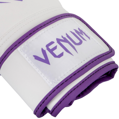 Боксерские перчатки Venum Contender White/Purple - фото 3