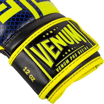 Перчатки Venum Shield Loma Edition Blue/Yellow - фото 2