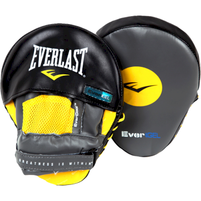 Боксерские лапы Everlast Vinyl Evergel