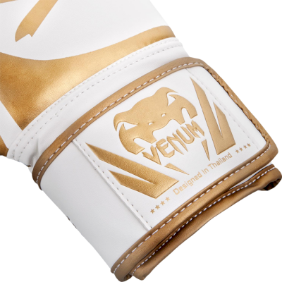 Боксерские перчатки Venum Challenger 2.0 White/Gold - фото 2