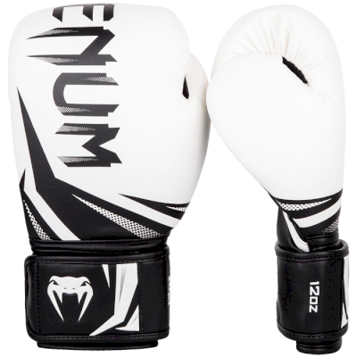 Перчатки Venum Challenger 3.0 White/Black - фото 1