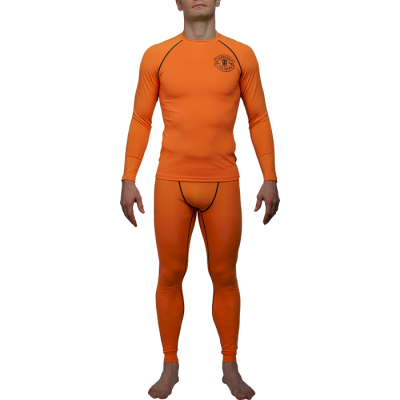 Компрессионные штаны Hardcore Training Perfect Orange - фото 3