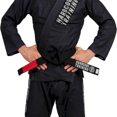Пояс для кимоно Hardcore Training Premium Black - фото 1