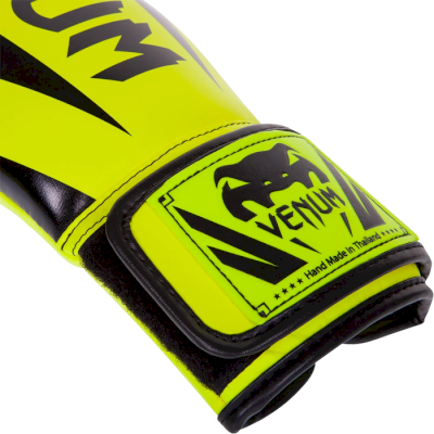 Детские боксерские перчатки Venum Elite Neo Yellow - фото 1