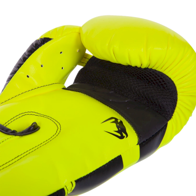 Детские боксерские перчатки Venum Elite Neo Yellow - фото 2