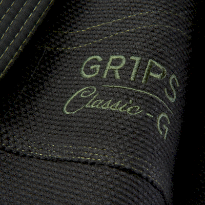 Ги Grips Athletics Classic Gi Logo Tape Black Military Green Tape - фото 9