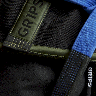 Ги Grips Athletics Classic Gi Logo Tape Black Military Green Tape - фото 10