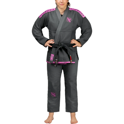 Кимоно для БЖЖ Hayabusa Lightweight Grey/Pink - фото 1