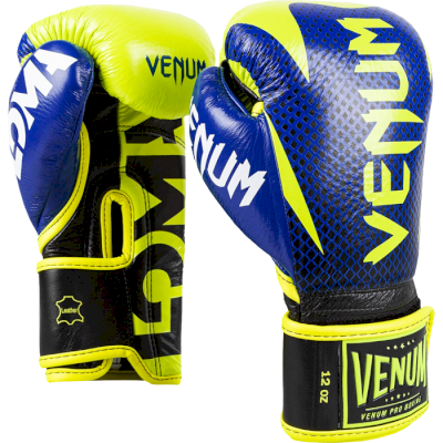 Боксерские перчатки Venum Hammer Blue/Yellow