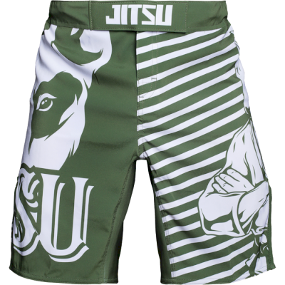 Шорты Jitsu Gentle & Strong Green - фото 2