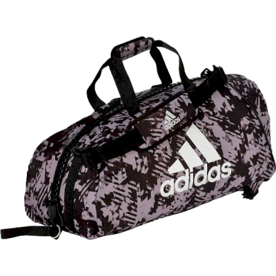 Спортивная сумка Adidas Combat Camo L черно-камуфляжная