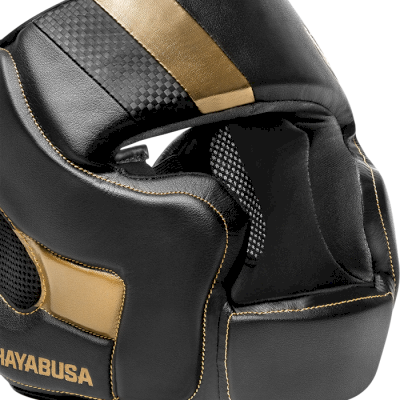 Шлем Hayabusa T3 Black/Gold - фото 2
