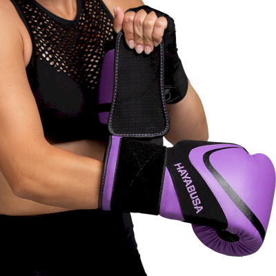 Боксерские перчатки Hayabusa H5 Purple/Black - фото 4