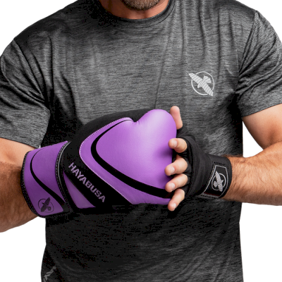 Боксерские перчатки Hayabusa H5 Purple/Black - фото 5