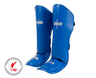 Защита голени и стопы Clinch Shin Instep Guard Kick. Blue