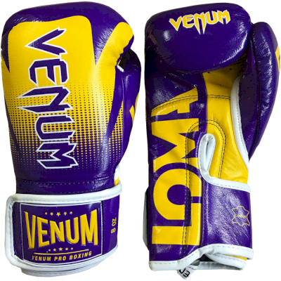Перчатки Venum Hammer Loma Edition Purple/Yellow