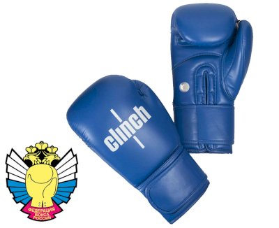 Перчатки для бокса Clinch Olimp синие