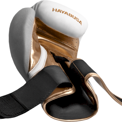 Боксерские перчатки Hayabusa T3 White/Gold - фото 2