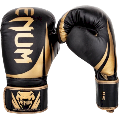 Боксерские перчатки Venum Challenger 2.0 Black/Gold - фото 1
