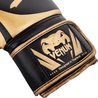 Боксерские перчатки Venum Challenger 2.0 Black/Gold - фото 3