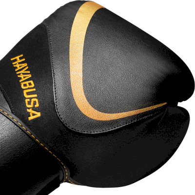 Боксерские перчатки Hayabusa H5 Black/Gold - фото 1
