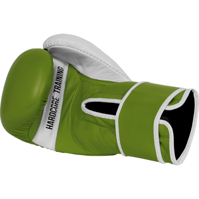 Боксерские перчатки Hardcore Training Premium Green - фото 3