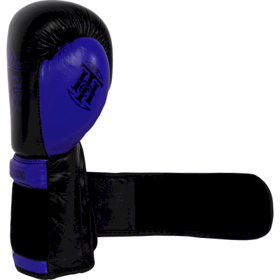 Боксерские перчатки Hardcore Training Premium Black/Blue - фото 2
