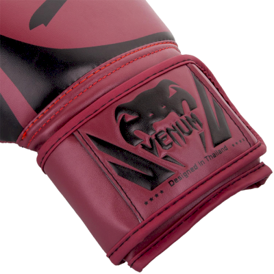 Боксерские перчатки Venum Challenger 2.0 Red Wine/Black - фото 2